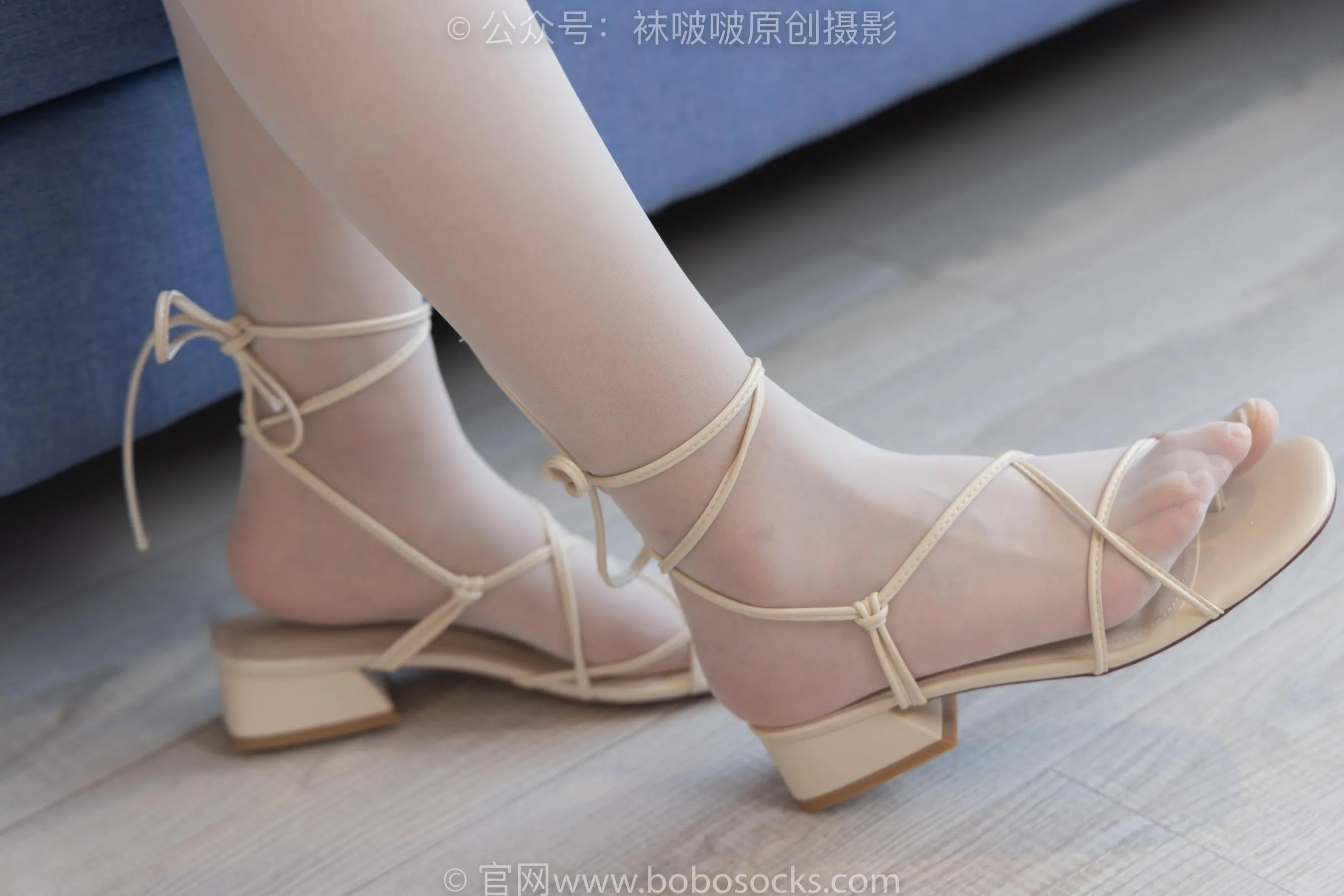 [BoBoSocks袜啵啵]NO.206 小甜豆-绑带凉鞋、白丝大腿袜、小护士服 [89P]插图6